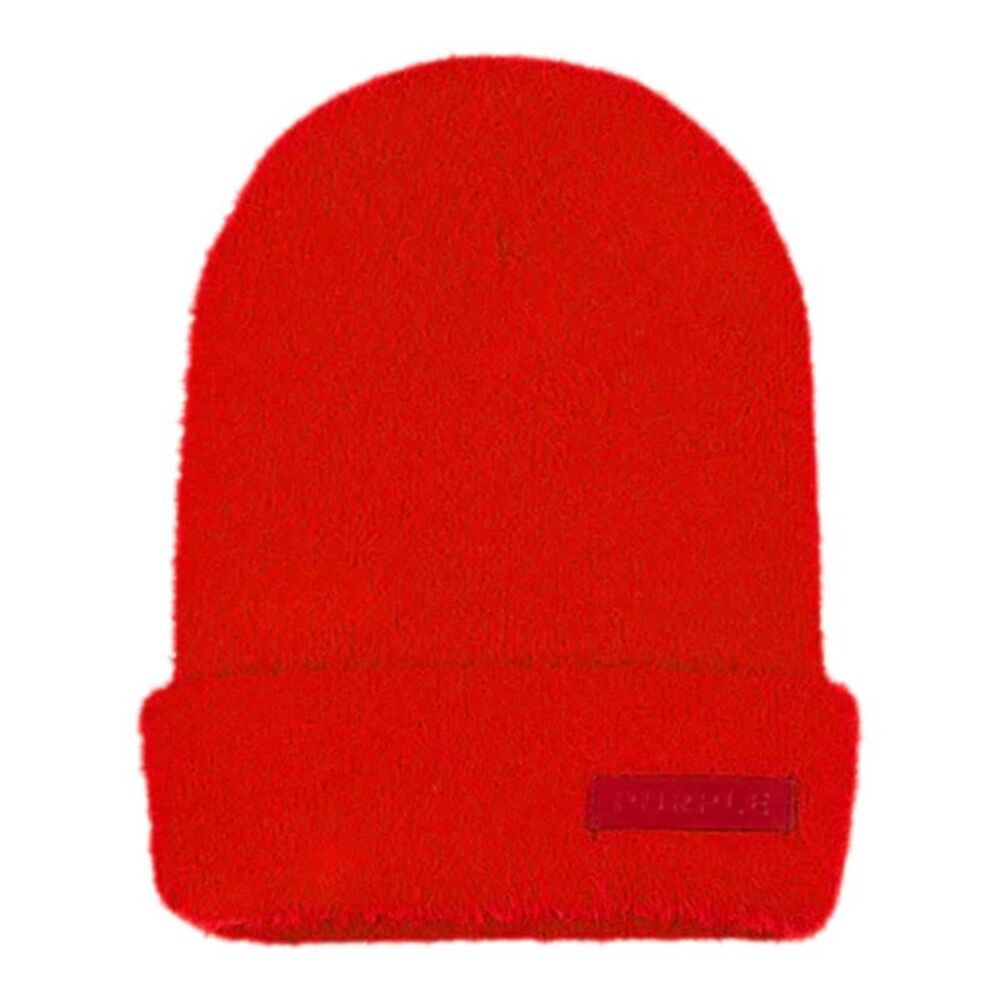 Purple Brand Beanie Mohair Unisex Red A6001